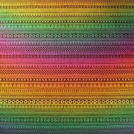 Bandes arc en ciel sur noir Série limitée